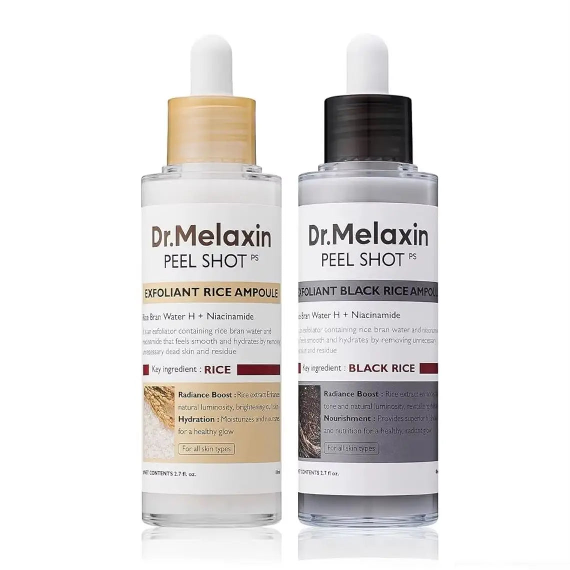 Rice Glow Peeling Ampoule Duo